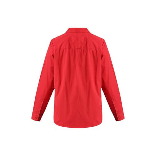 Pepe Jeans Women's Regular Fit Shirt (PL305085_HOT RED