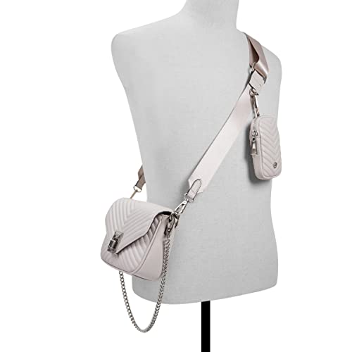 ALDO Women's Unilax Crossbody Bag, Other Grey, Small