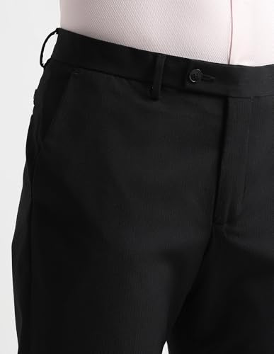 Arrow Men's Regular Pants (ARAKTR2026_Black