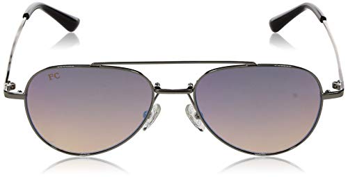 French Connection Unisex Aviator sunglasses Blue Frame, Blue Lens (61) - Pack of 1