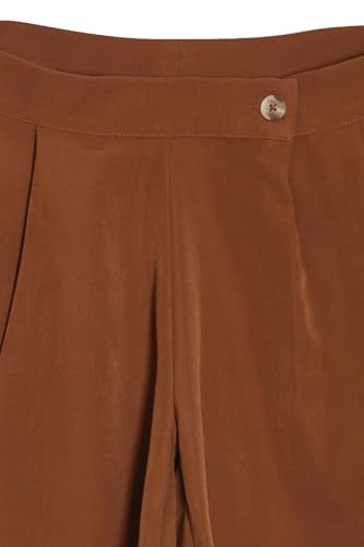 Allen Solly Girls Brown Solid Shorts