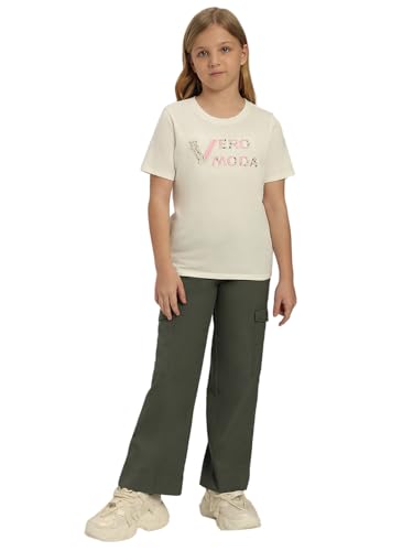 VERO MODA Girl Regular Fit White Tshirt