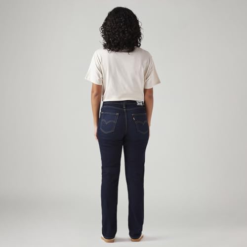 Levi's Women's 724 Dark Indigo Straight Fit High-Rise Jeans