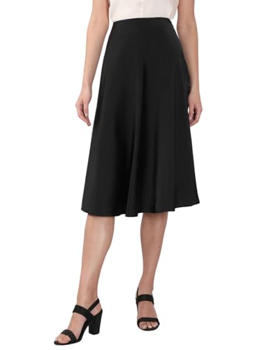 VERO MODA Women's Flared High-Rise Black Skirt