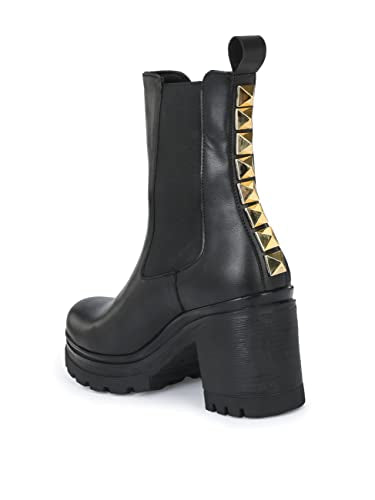 Delize Womens Black Chelsea Ankle Boots 382-40