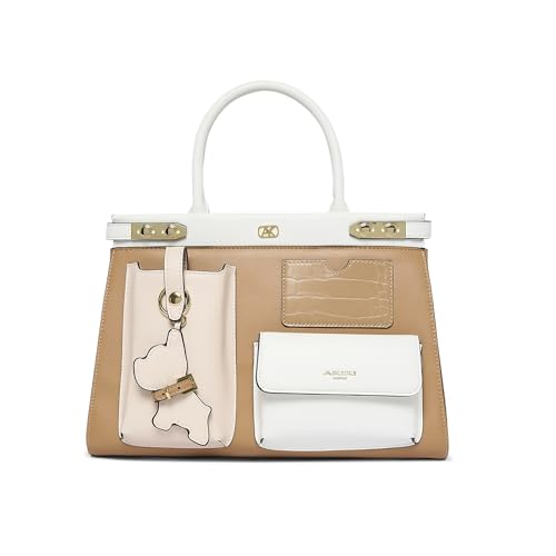 Akiki London Women's Southall Satchel Bag | Satchel Handbag for Work | Ladies Purse | Stylish Shoulder Bag | Gift for Women