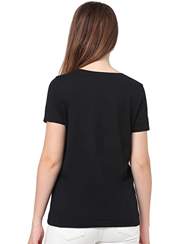 VERO MODA Regular Fit T-Shirt (10280422_Jet Black_XL)