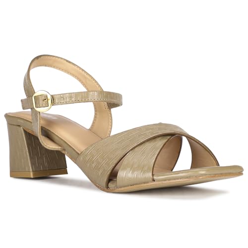 BATA Women's VERNA SANDAL E Beige 7 Kids UK (6618018)