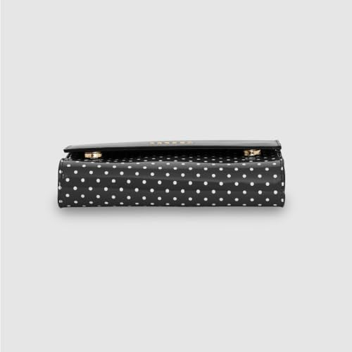 ESBEDA Black Color Candy Dot Shoulder Bag