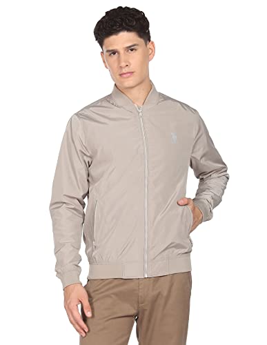 U.S. POLO ASSN. Men's Trench Coat (USJCK0175_Stone_M)