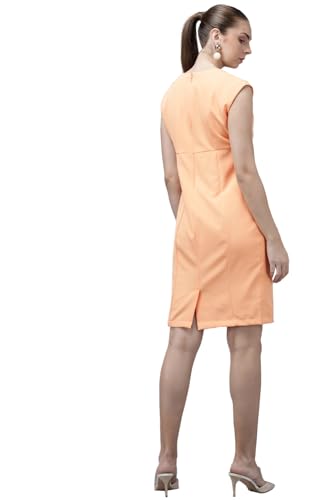 Van Heusen_Womens__Dress_(VWDRFRGFP41787_Orange_XL)