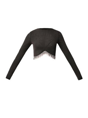 ONLY Women's Slim Fit Black Top