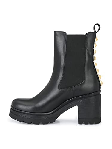 Delize Womens Black Chelsea Ankle Boots 382-40
