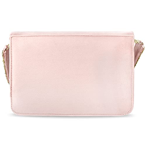 Peora Peach Clutch Purses for Women Handmade Evening Handbags Bridal Clutch(C86PCH)