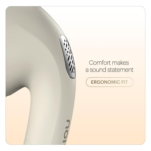 Noise Newly Launched Buds E1 V2 in-Ear Truly Wireless Earbuds with Pebble Grain Design, 35H of Playtime, Quad mic ENC,10mm Driver, Low Latency, BT v5.3 (Dune Beige)
