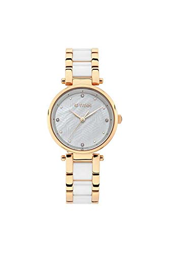 Titan Women Ceramic Analog White Dial Watch-95061Wd04, Band Color-Multicolor