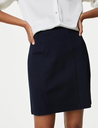 Marks & Spencer Viscose Western Skirt Dark Navy