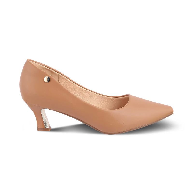 tresmode 239-HANGER Camel Women Pumps EU/37 UK/4