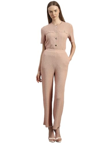 VERO MODA Womens Wide Leg Pants Misty Rose