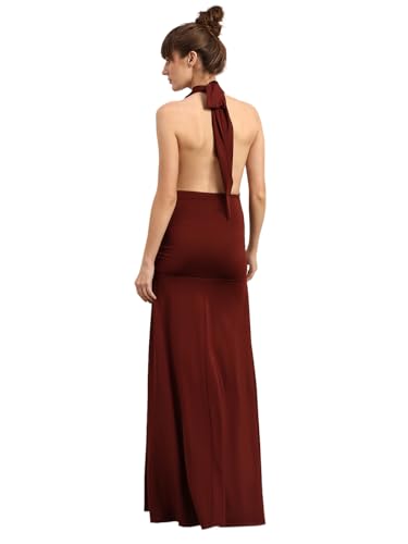VERO MODA Womens Maxi Dress Brown