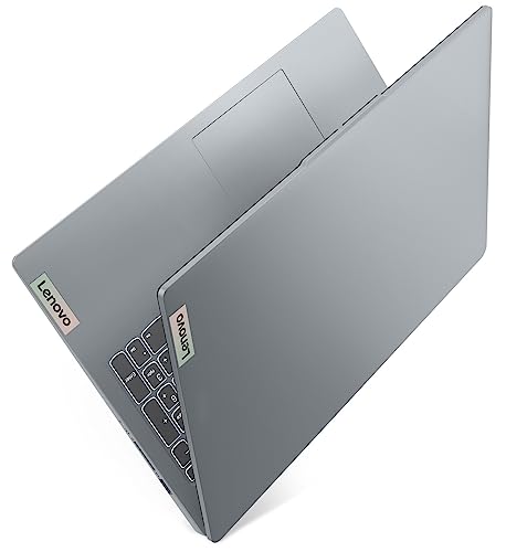 Lenovo IdeaPad Slim 3, AMD Ryzen 5 5625U, 8GB RAM, 512GB SSD, FHD 15.6"(39.6cm), Windows 11, Office Home 2024, Grey, 1.6Kg, 82XM011AIN, Integrated AMD Radeon Graphics, Thin and Light Laptop