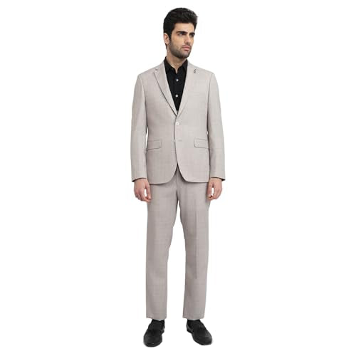 Raymond Fawn Checks Pattern Men Suit