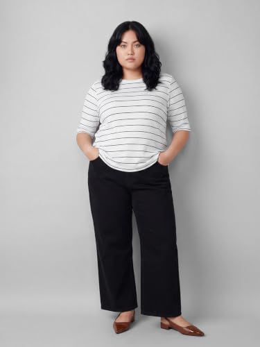 Max Women Striped T-Shirt (White_6XL)