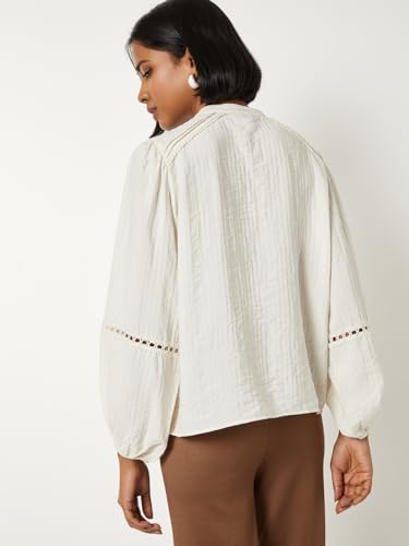 Max Women's Regular Shirt (RUS03B_Ivory