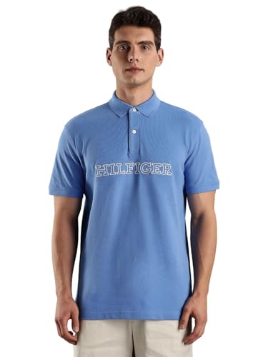 Tommy Hilfiger Embroidered Logo Regular-Fit Cotton Polo T-Shirt
