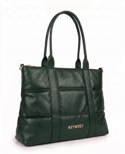Keywest Women's Westport Luxe Tote Handbag for Women | Hobo Bag for Work | Ladies Purse | Stylish Shoulder Bag | Gift For Women | Dark Grey