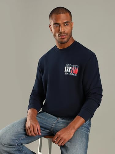 Tommy Hilfiger Logo Regular Fit Cotton Sweatshirt