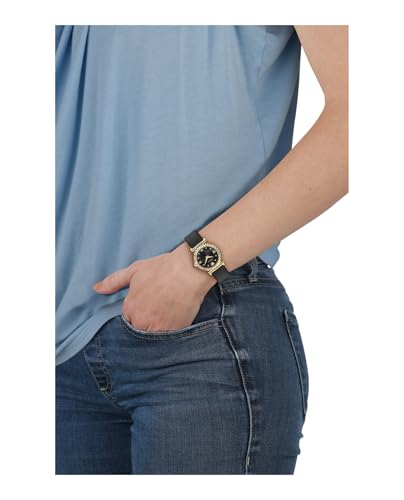 Versace Vegfa Mini Vanity mm 27 Black Dial Women Analog Watch- VEGFA0125