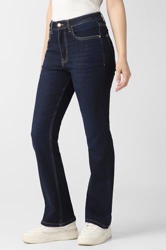Women Navy Dark Wash Jeans