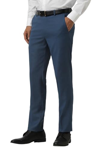 Van Heusen Men's Slim Work Utility Pants (VHTFFSLP485971_Blue