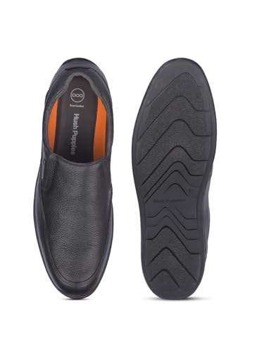 Hush Puppies Men's Adrian Slip ON Black Formal Shoe's - 10 UK (8556218)