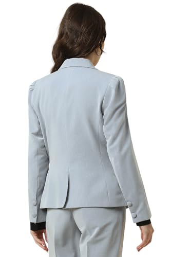 Allen Solly Women's Blazer (AHBZWRGFC01546_Grey