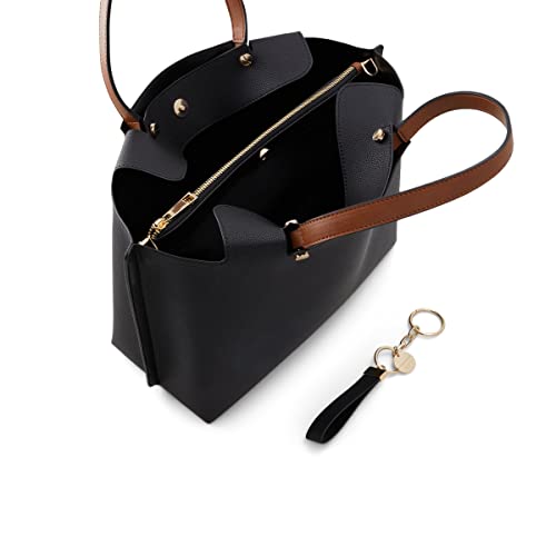 ALDO womens ALDO Women s Wawiellx Totes Bags, Black, Medium US
