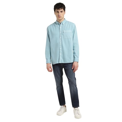 Levi's Men's Slim Fit Shirt (Blue)