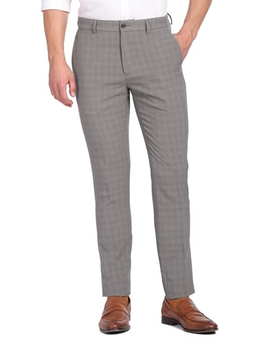 Arrow Mid Rise Dobby Trousers Light Brown