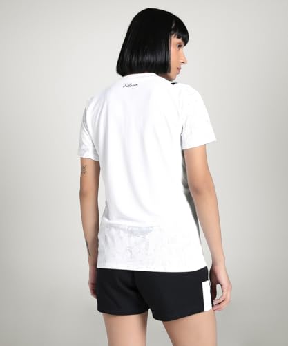 Puma Women's Regular Fit Jerseys (781081_White-Black