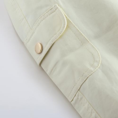 Hopscotch Girls Solid Print Beige Pants for Ages (4-5 Years)