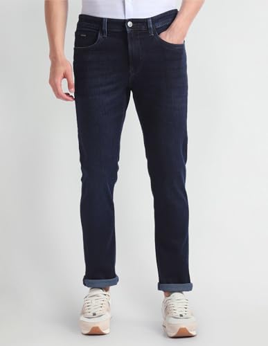 Arrow Men's Slim Jeans (ASAHJN2666_Blue