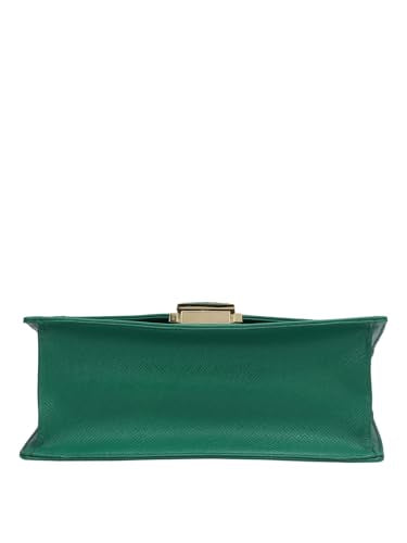 Da Milano Genuine Leather Green Shoulder Bag (00588C) (Small)