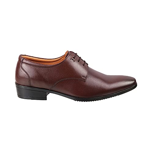 Mochi Mens Leather Brown Lace-up Shoes (Size (8 UK (42 EU))