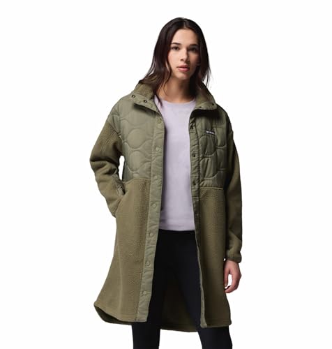 Columbia Women Green Cloud Point Fleece Jacket, XL