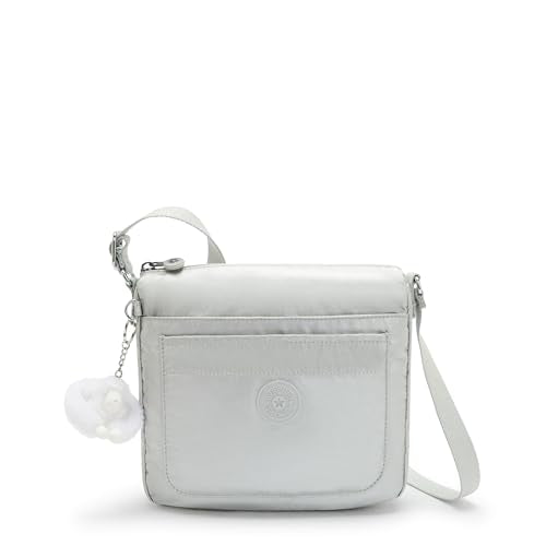 Kipling Women's Sebastian Crossbody Bag, Super Light, Durable Messenger Bag, Shoulder Bag, New Bright Met, 8.75''L x 9''H x 1''D
