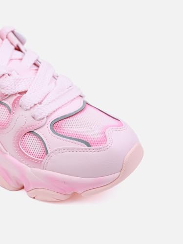 XTEP Cherry Pink Solid Retro Casual Shoes for Women -Euro 39