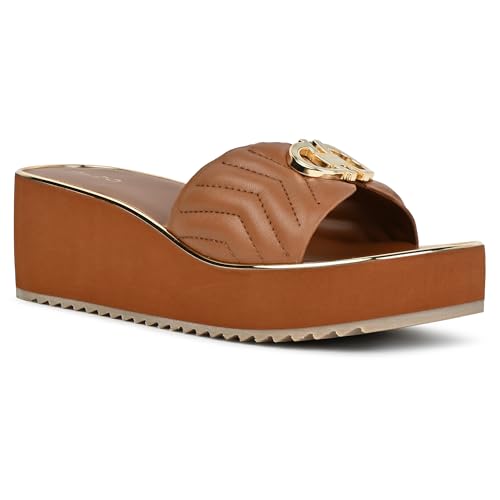 Aldo ONERYAN-220-COGNAC Synthetic EVA Beach Sandals (8)