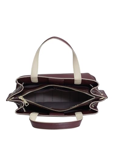 Da Milano Genuine Leather Maroon Satchel (01563) (Medium)