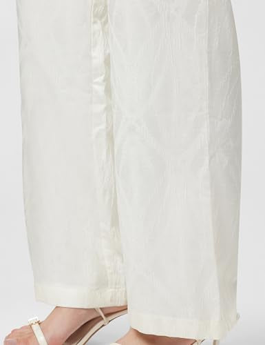 U.S. POLO ASSN. High Rise Wide Leg Trousers (UWAW24TRO118_White_36)